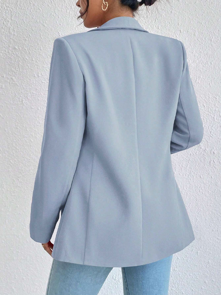 Women’s Shawl Collar Long Sleeve Blazer | Comfortable Polyester-Spandex Fit