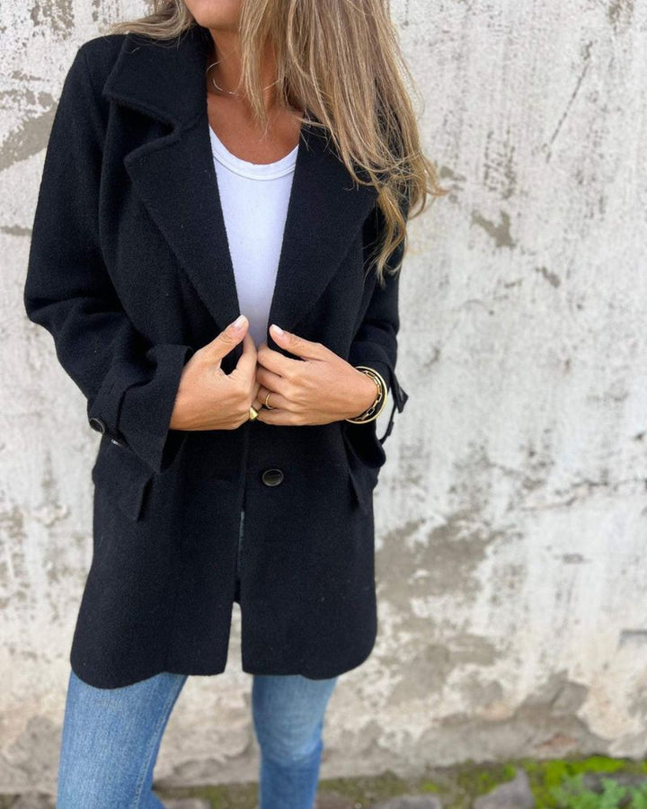 ROSALIE Women’s Wool Coat – Minimalist Design, Warmth, and Timeless Elegance