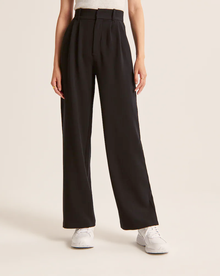 Effortless Tailored Wide-Leg Pants for All-Day Comfort & Style