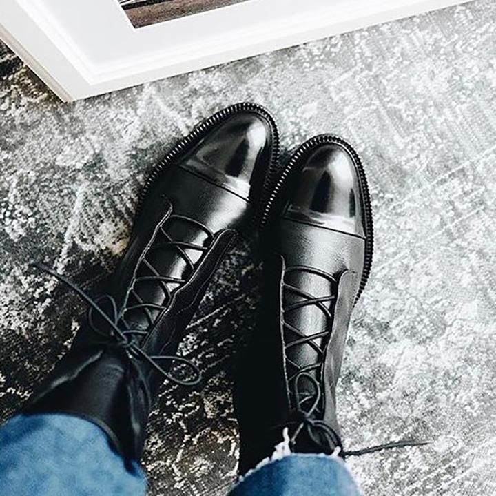 Harper™ | Premium Leather Boots for Timeless Elegance and All-Day Comfort