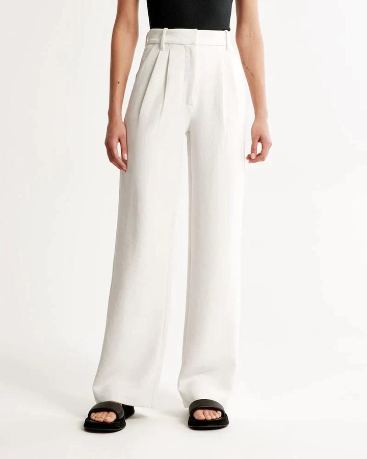 Effortless Tailored Wide-Leg Pants for All-Day Comfort & Style