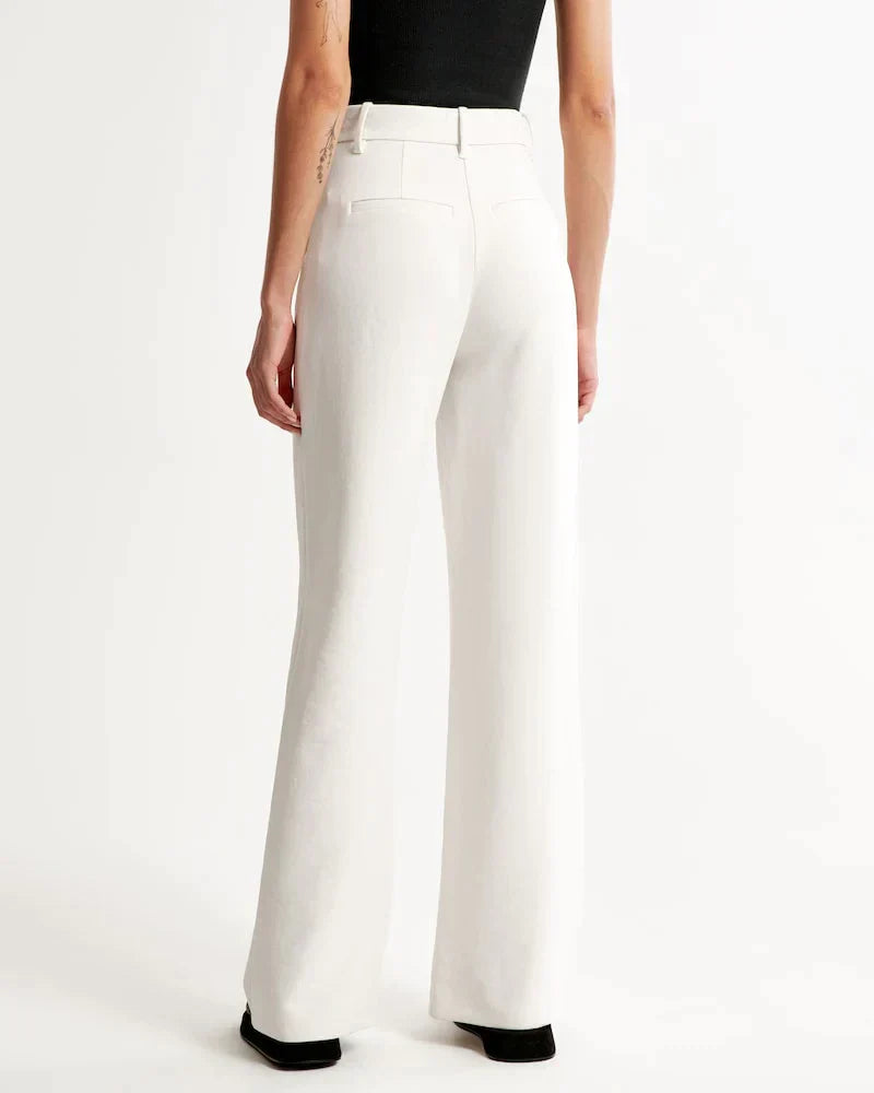 Effortless Tailored Wide-Leg Pants for All-Day Comfort & Style