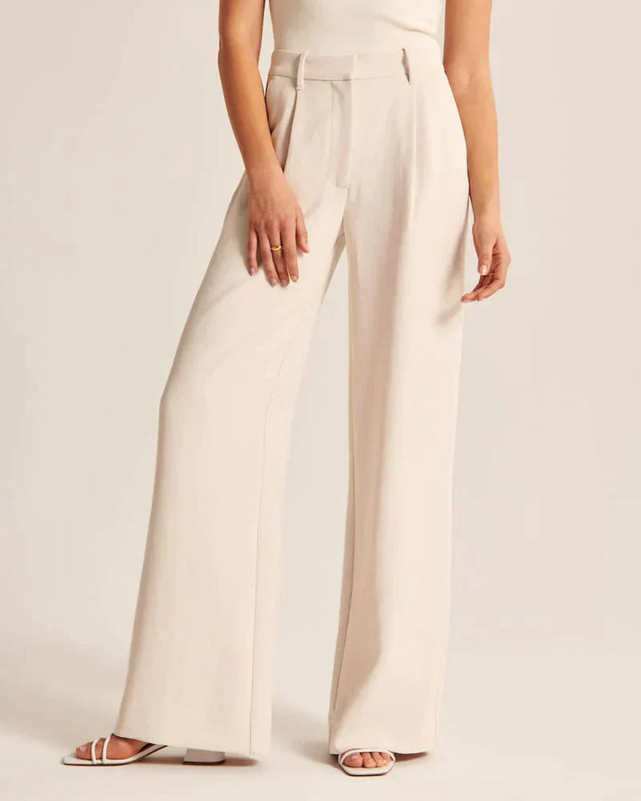 Effortless Tailored Wide-Leg Pants for All-Day Comfort & Style