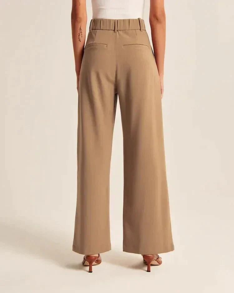 Effortless Tailored Wide-Leg Pants for All-Day Comfort & Style